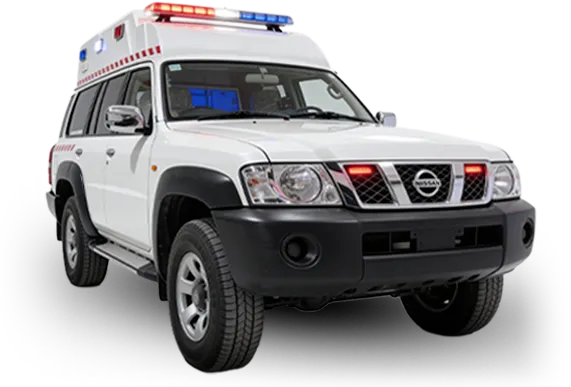 سيارة إسعاف الطوارئ AMS V 660 – نيسان باترول بسقف مرتفع