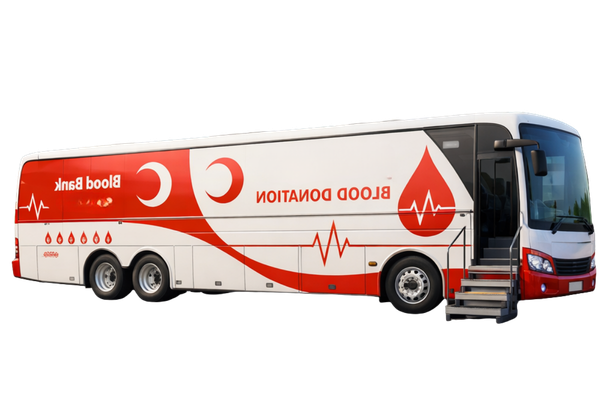 عيادة التبرع بالدم المتنقلة من AMS – عيادة طبية متنقلة